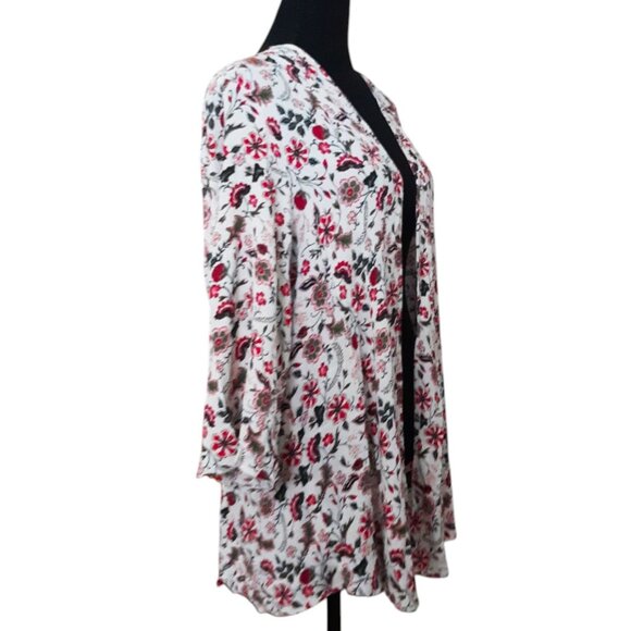 Torrid Open Front Crochet Knit Tunic Top 1X - Picture 3 of 10